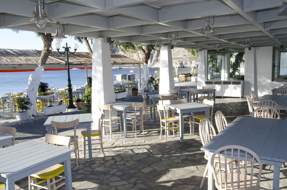 Rk Beach Hotel Камари Ресторан фото