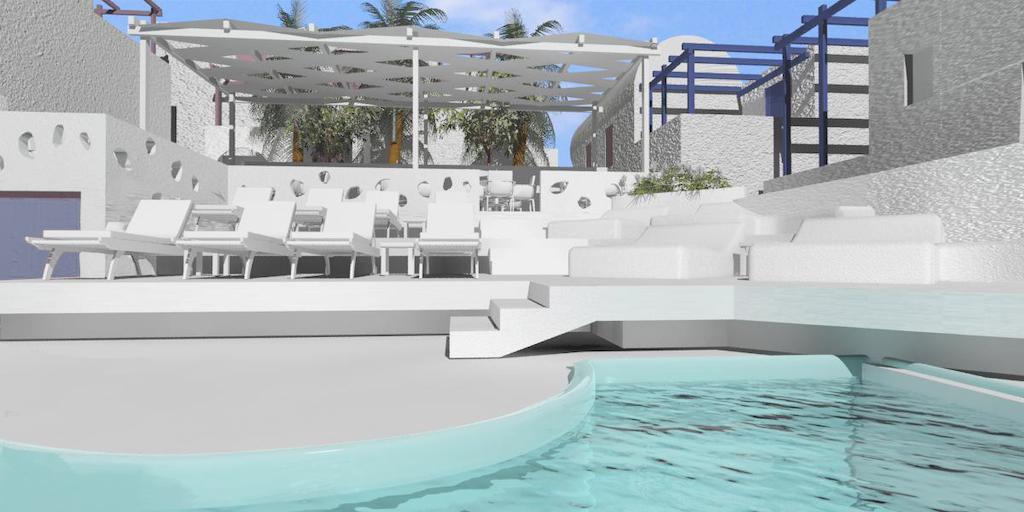 Rk Beach Hotel Камари Экстерьер фото